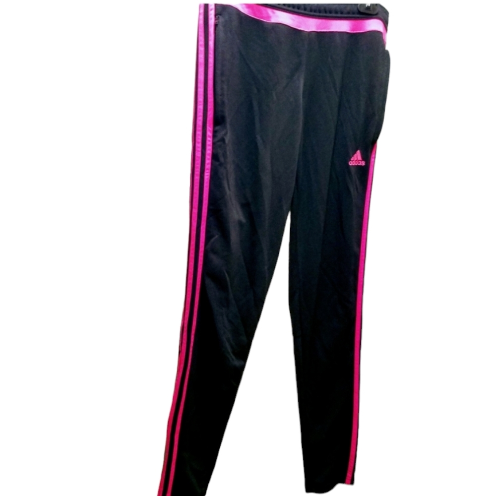 adidas Climacool womens size medium black and pink pants